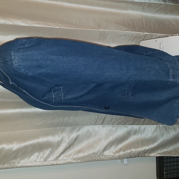 Vintage 80's denim blazer - Picture 3 of 7